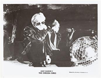 (FILM STILLS) A selection of 17 Andy Warhol film stills from his iconic features Women in Revolt (11), The Chelsea Girls (3), and